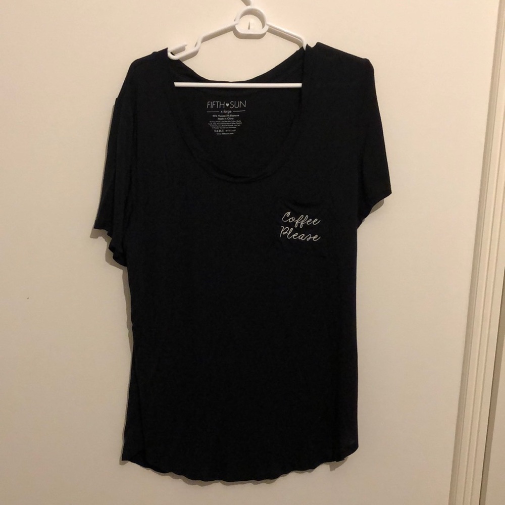 Comfy “coffee please” T-shirt